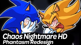 Chaos Nightmare HD  Phantasm Redesign  Friday Night Funkin [upl. by Adriell]