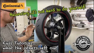 Learn how to balance tires like a pro in minutes Must see first step BikeMaster Balancer 800256 [upl. by Slater]