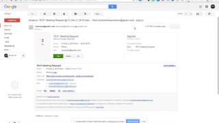 Google Tutorial How to Accept a Meeting Request From Gmail Inbox [upl. by Nava]