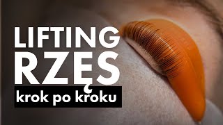 Lifting rzęs laminacja i botox  zabieg krok po kroku Elleebana Lash Lift [upl. by Bithia]