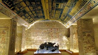 The tomb of Ramses V and VI in the Valley of the Kings Egypt [upl. by Amelus]