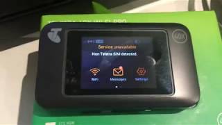 How to unlock Telstra 4GX WiFi Pro hotspot using only unlock code [upl. by Egiaf919]