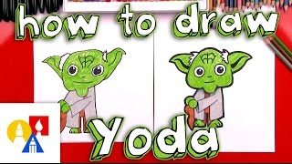 How To Draw Cartoon Yoda [upl. by Novanod299]