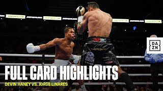 FULL CARD HIGHLIGHTS  Devin Haney vs Jorge Linares [upl. by Lawford198]