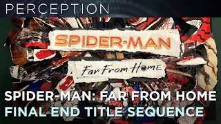 Marvel Studios SpiderMan Far From Home  End Credits Main on End Title Sequence [upl. by Wistrup]