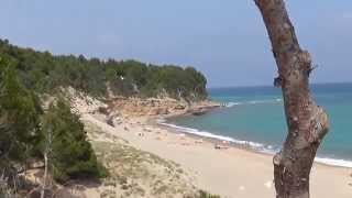 Playa naturista El Torn Tarragona  Costa Dorada naturist Beach [upl. by Emse]