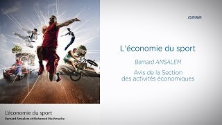 Léconomie du sport  cese [upl. by Amehsat]