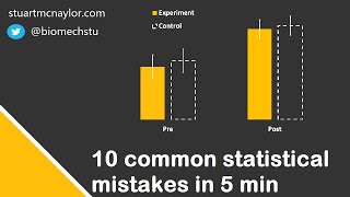 Ten Statistical Mistakes in 5 Min [upl. by Nosnhoj629]