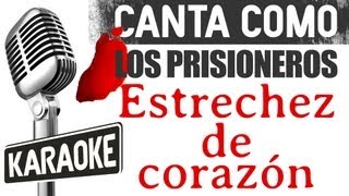 Los Prisioneros  Estrechez de Corazón con letra karaoke [upl. by Wolf]