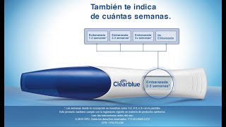 Aprenda a usar la prueba de embarazo Clearblue con indicador de concepción [upl. by Erbe]