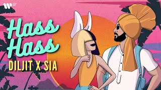 Hass Hass Official Video Diljit X Sia [upl. by Annuhsal737]