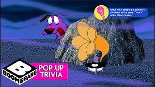 Courage the Cowardly Dog  King Ramses Curse  Pop Up Trivia  Boomerang Official [upl. by Joaquin316]