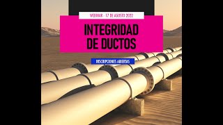 Webinar Integridad de Ductos [upl. by Rika708]