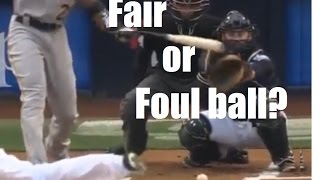 Do you know if this is a Foul ball or Fair ball [upl. by Nohsed81]