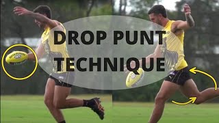 AFL kicking technique [upl. by Harding]