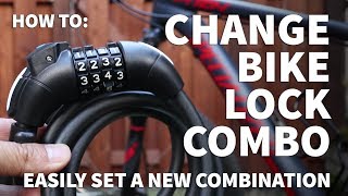 How to Change Bike Lock Combination – Reset Combo on a New Bike Lock Cable with LED Light [upl. by Atinhoj632]