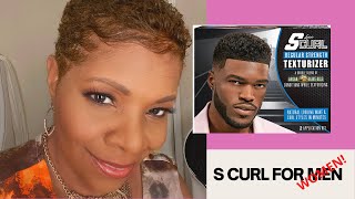 APPLYING MENS LUSTERS S CURL TO MY NATURAL HAIR  MOOREGIRL [upl. by Noorah]