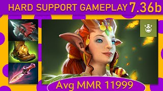 ⭐ Enchantress KDA  29 KP  79 Hard Support Gameplay 736b  Dota 2 Top MMR [upl. by Vernier]