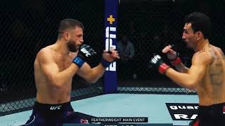 UFC Max Holloway vs Calvin Kattar highlight [upl. by Irovi]