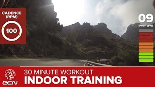 30 Minute Workout  Indoor Cycling Hill Climb Training [upl. by Behka459]