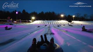 Galactic Snow Tubing at Camelback  Pocono Mountains [upl. by Juno]