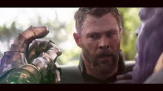 Avengers Infinity War  Thor VS Thanos  Snap Scene  End Battle HD [upl. by Miquela]