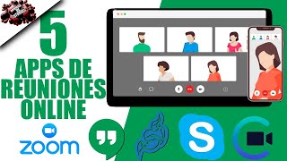 5 MEJORES APLICACIONES PARA HACER VIDEOCONFERENCIAS Y REUNIONES EN LÍNEA 2020 [upl. by Yrogiarc]