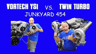 CHEAP JUNKYARD GEN 6 454VORTECH VS TWIN TURBOS [upl. by Gert10]