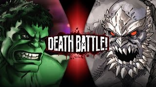 Hulk VS Doomsday Marvel VS DC  DEATH BATTLE [upl. by Kobe641]