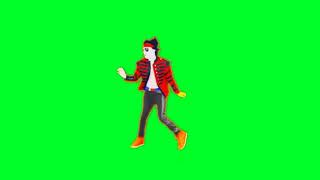 Just Dance 4 Moves Like Jagger  GreenScreen Extract [upl. by Aninaig]