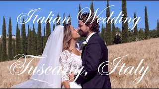 PROPOSAL amp ITALIAN WEDDING IN TUSCANY ITALY [upl. by Persian]