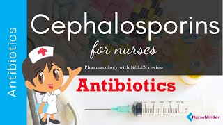 Cephalosporin Antibiotics Explained with Easy Mnemonics [upl. by Nerine964]