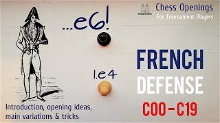 Introduction to the French Defense ⎸Chess Openings [upl. by Nazay]