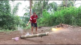 A Day of Explosions  The Filipino Bamboo Cannon Lantaka [upl. by Itnuahsa]