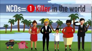 Noncommunicable diseases explained in one minute [upl. by Thetos]