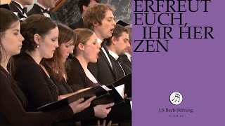 JS Bach  Cantata BWV 66 quotErfreut euch ihr Herzenquot J S Bach Foundation [upl. by Lua]