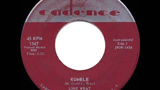 1958 HITS ARCHIVE Rumble  Link Wray [upl. by Gearard785]