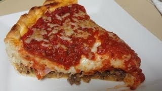 ChicagoStyle Stuffed Pizza [upl. by Reisinger]