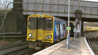 Half an Hour at 216  Birkenhead North Station 1022017  Class 507 508 terminus [upl. by Aidekal]