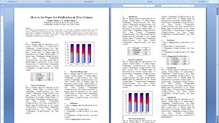 How to Set Two Column Paper for Publication [upl. by Yelyr]