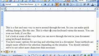 Word 2003 Tutorial Overtype Mode Microsoft Training Lesson 213 [upl. by Natsrik]