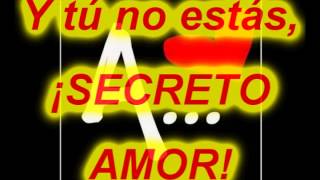 Secreto amorProyección Con letra [upl. by Alletsyrc]