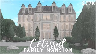 Bloxburg  Colossal Family Mansion House Build [upl. by Deach]