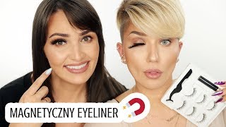 🧲 Testujemy EYELINER I RZĘSY MAGNETYCZNE  Hit czy Kit 🧲 [upl. by Enohsal]