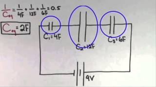 Capacitores en serie  Circuitos  Física  Khan Academy en Español [upl. by Cinnamon]