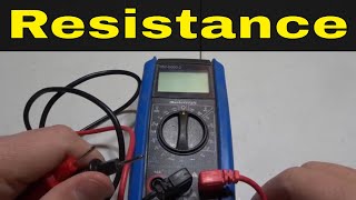 How To Measure Resistance With A MultimeterTutorial [upl. by Relly]