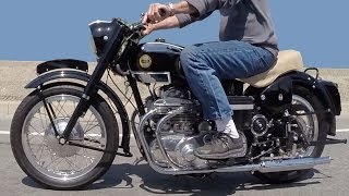 1957 Ariel Square Four MKII Classic Vintage British Motorcycle [upl. by Boys801]