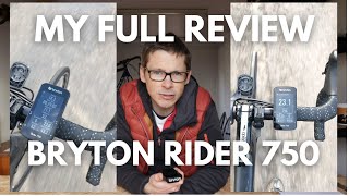 Bryton Rider 750 Bike GPS My Comprehensive Review [upl. by Trevar893]