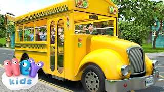 Hjulene På Bussen 🚌 Barnesanger på Norsk  HeyKids [upl. by Ardiedal470]