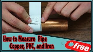 How to Measure Pipe Diameter Size Free Tool Download [upl. by Danica]